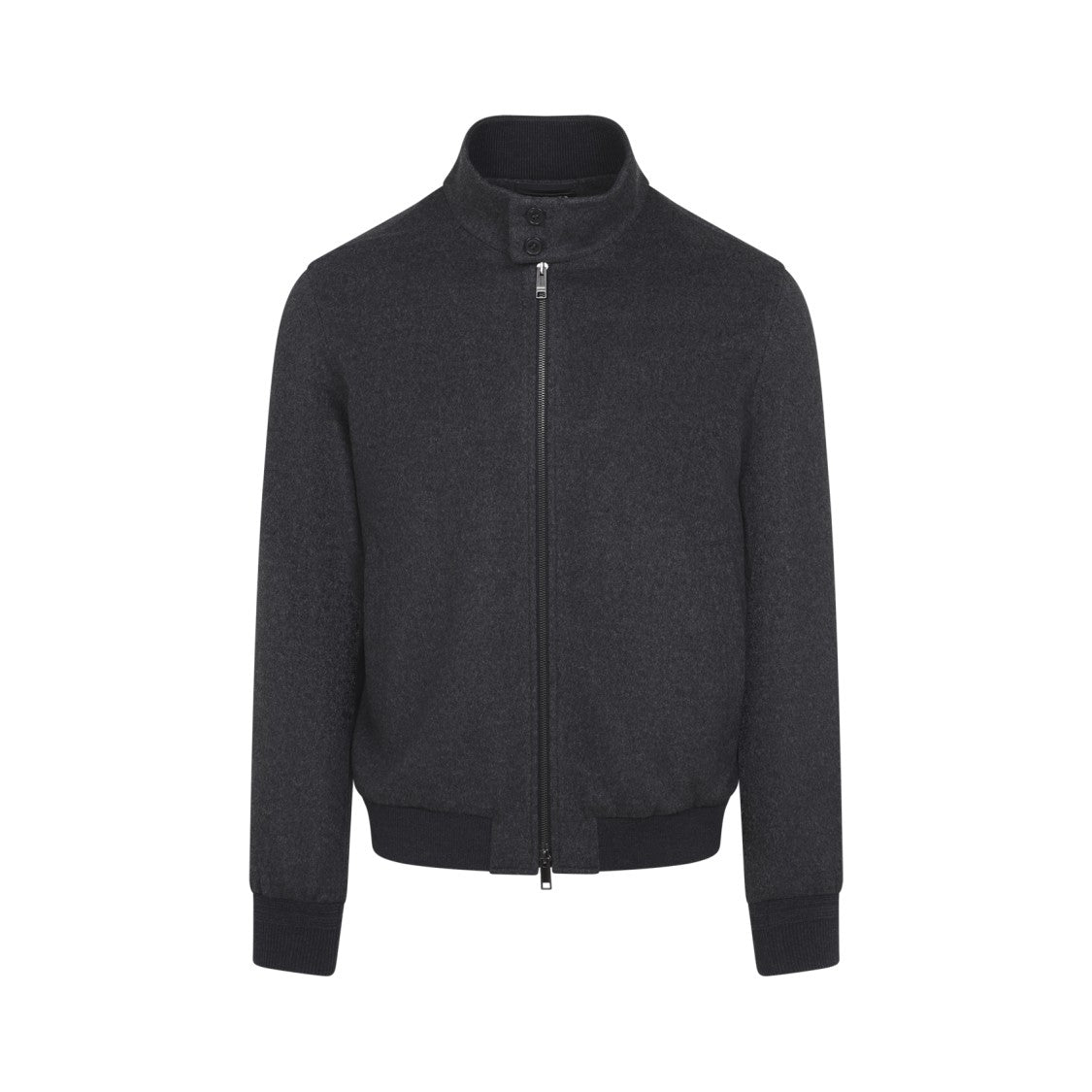 Zegna Cashmere Jacket With Stand-Up Collar