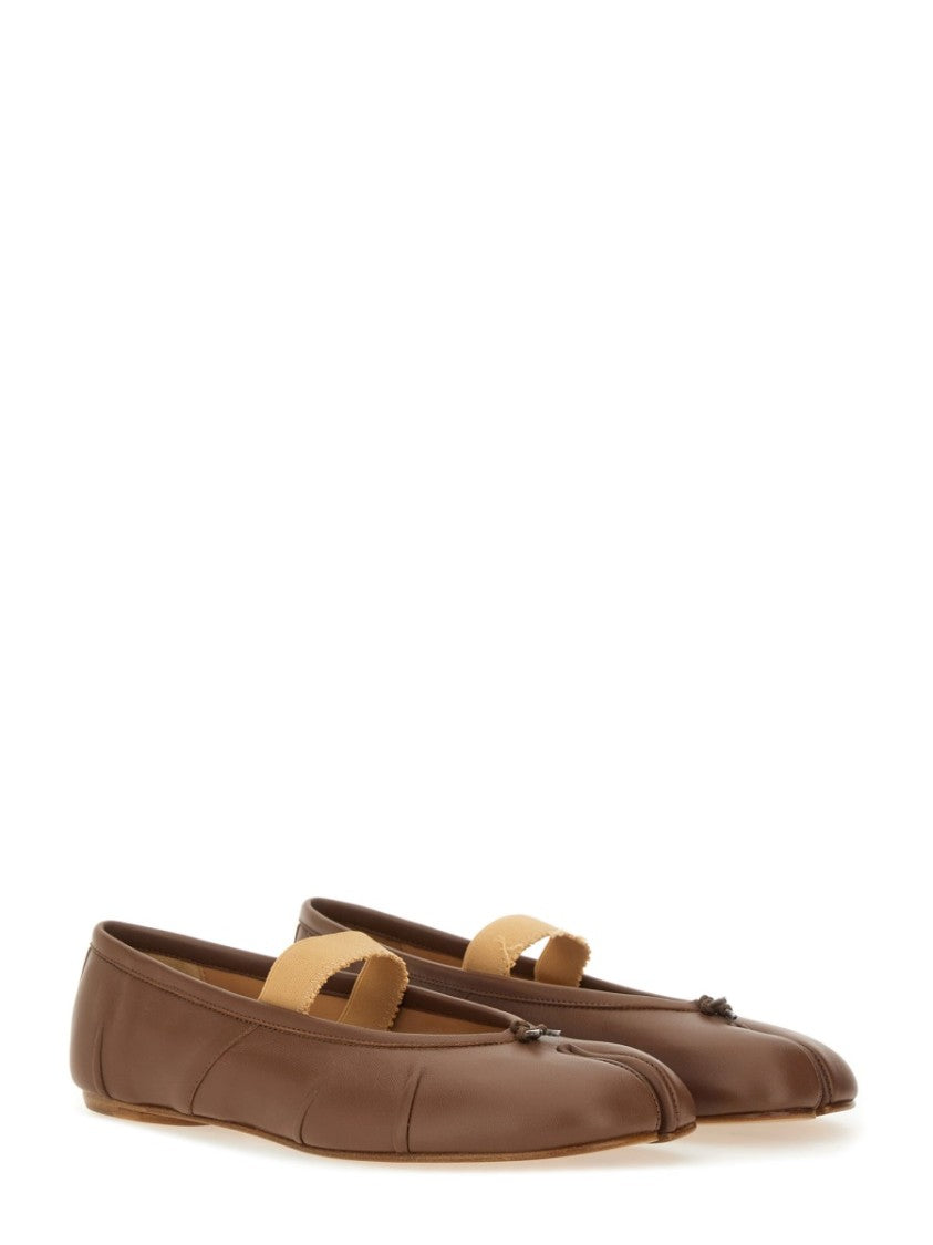 Maison Margiela Tabi Ballerina Flats With Split Toe Design