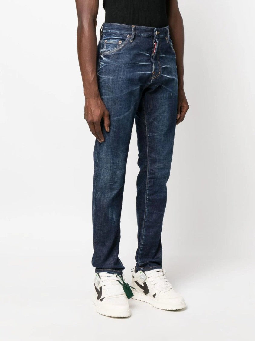 Dsquared2 Slim-Cut Stretch-Cotton Jeans