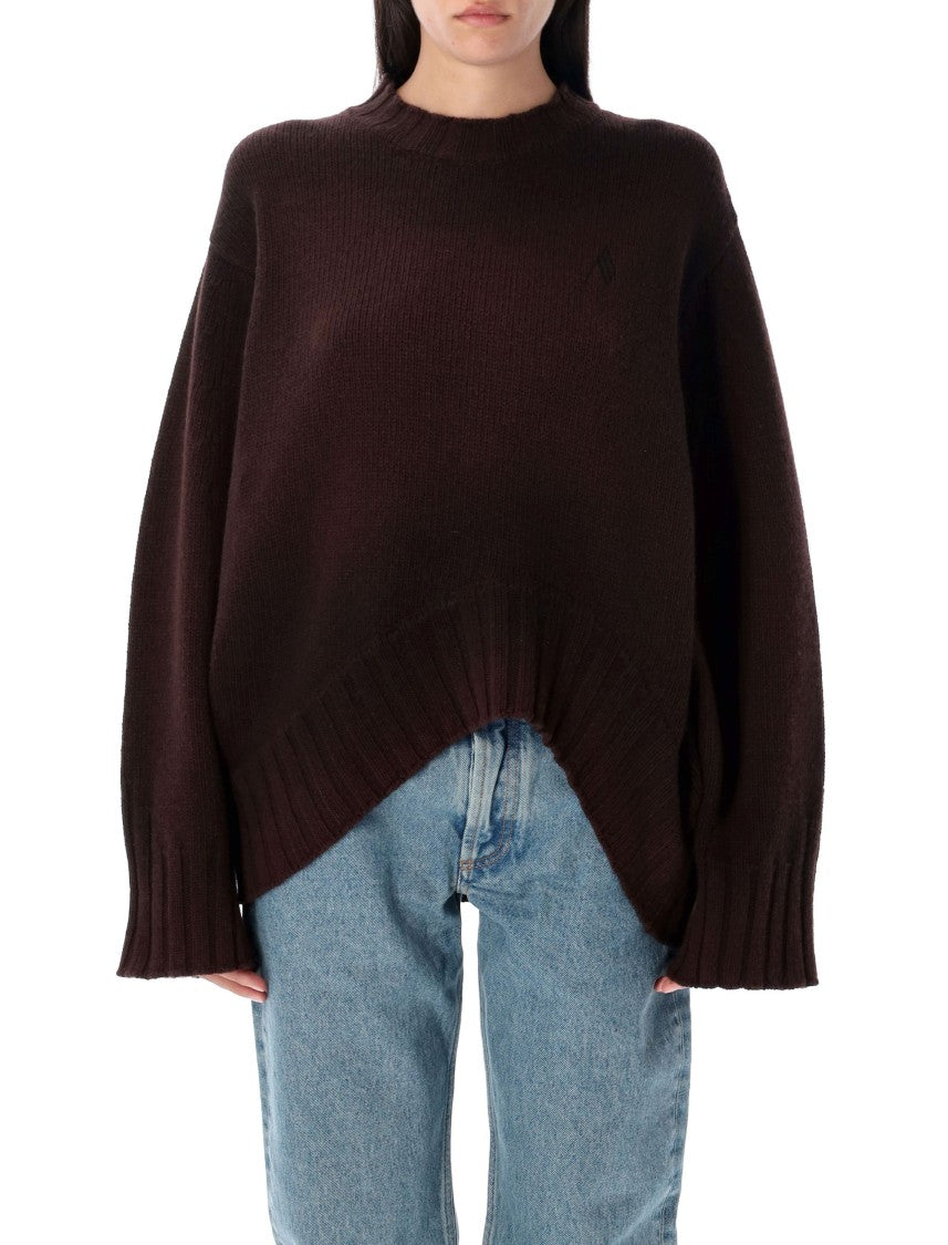 The Attico Relaxed Fit Cropped Sweater