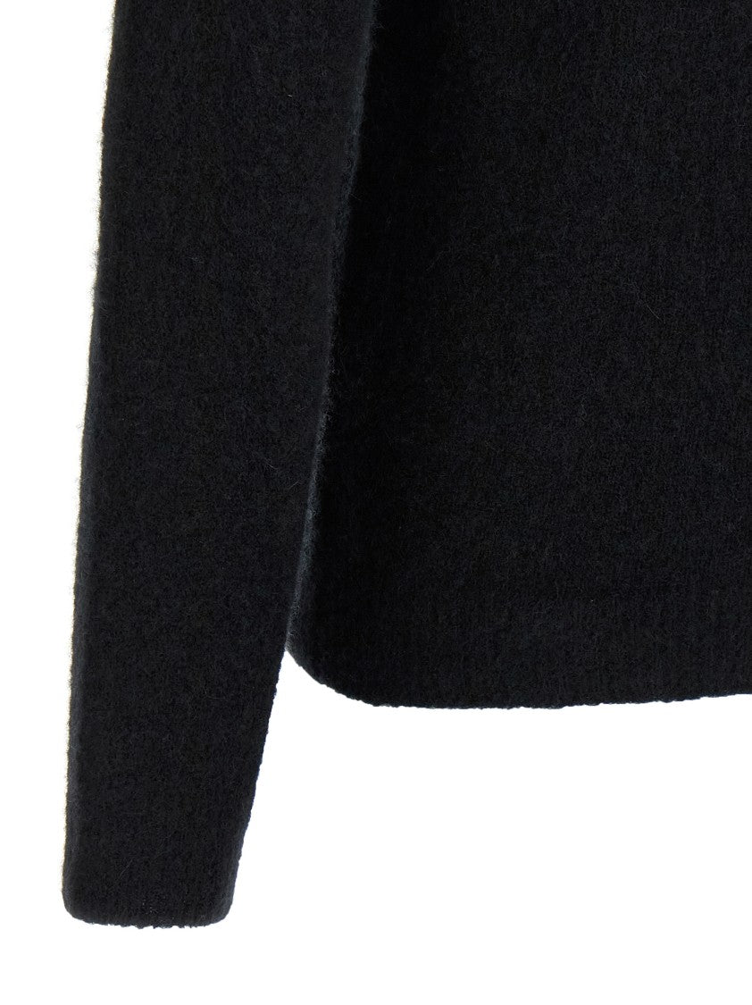 Roberto Collina Cashmere And Silk Blend Sweater With Classic Crew Neck