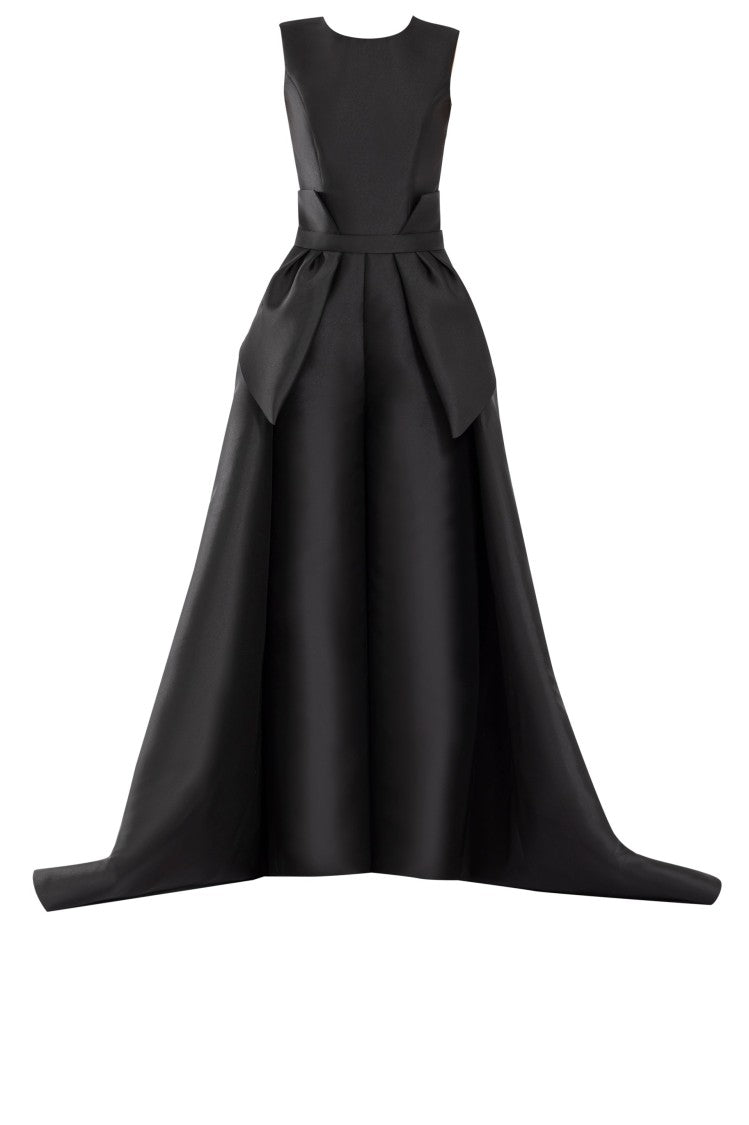 Saiid Kobeisy Mikado Classic Jumpsuit With Detachable Overskirt