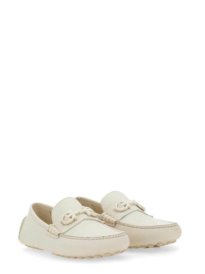 Ferragamo Moccasin With Gancini Ornament
