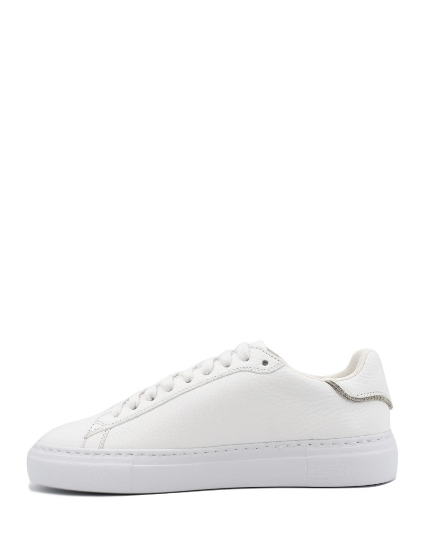Fabiana Filippi Minimalist White Leather Sneakers