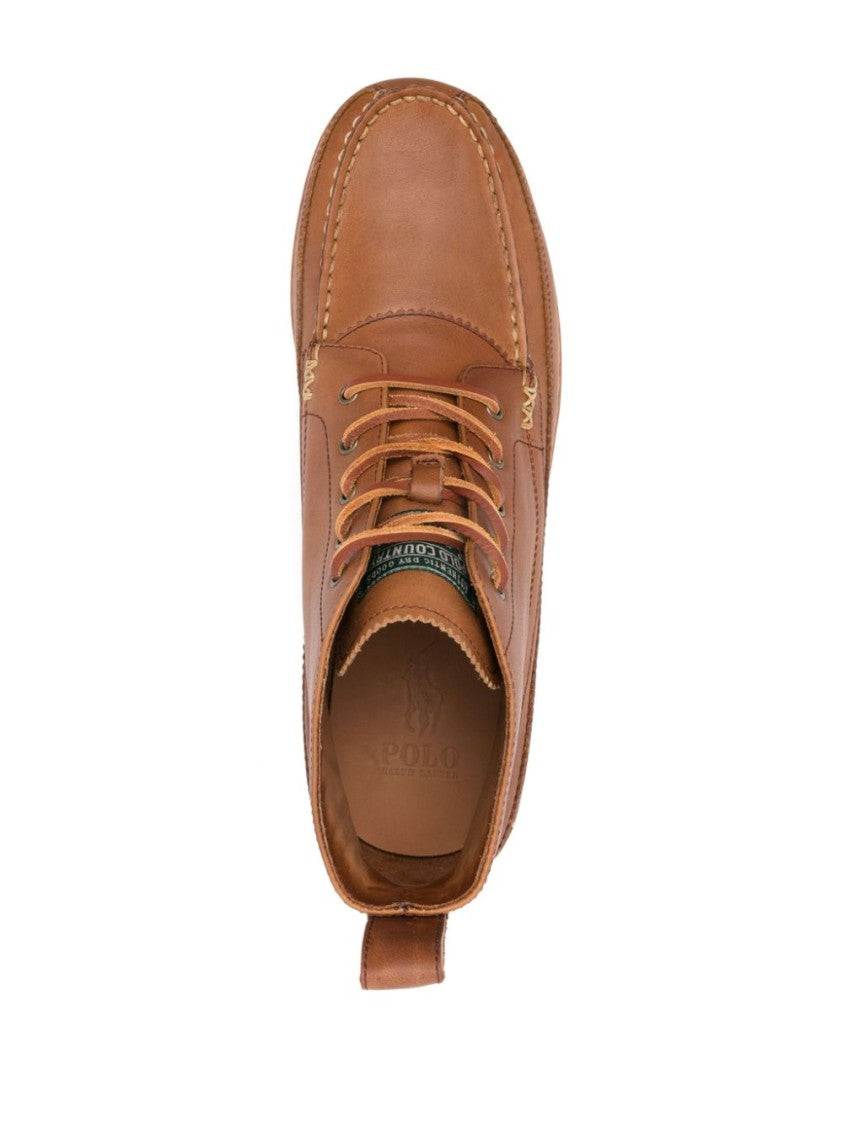 Polo Ralph Lauren Medium Brown Low Cut Boot