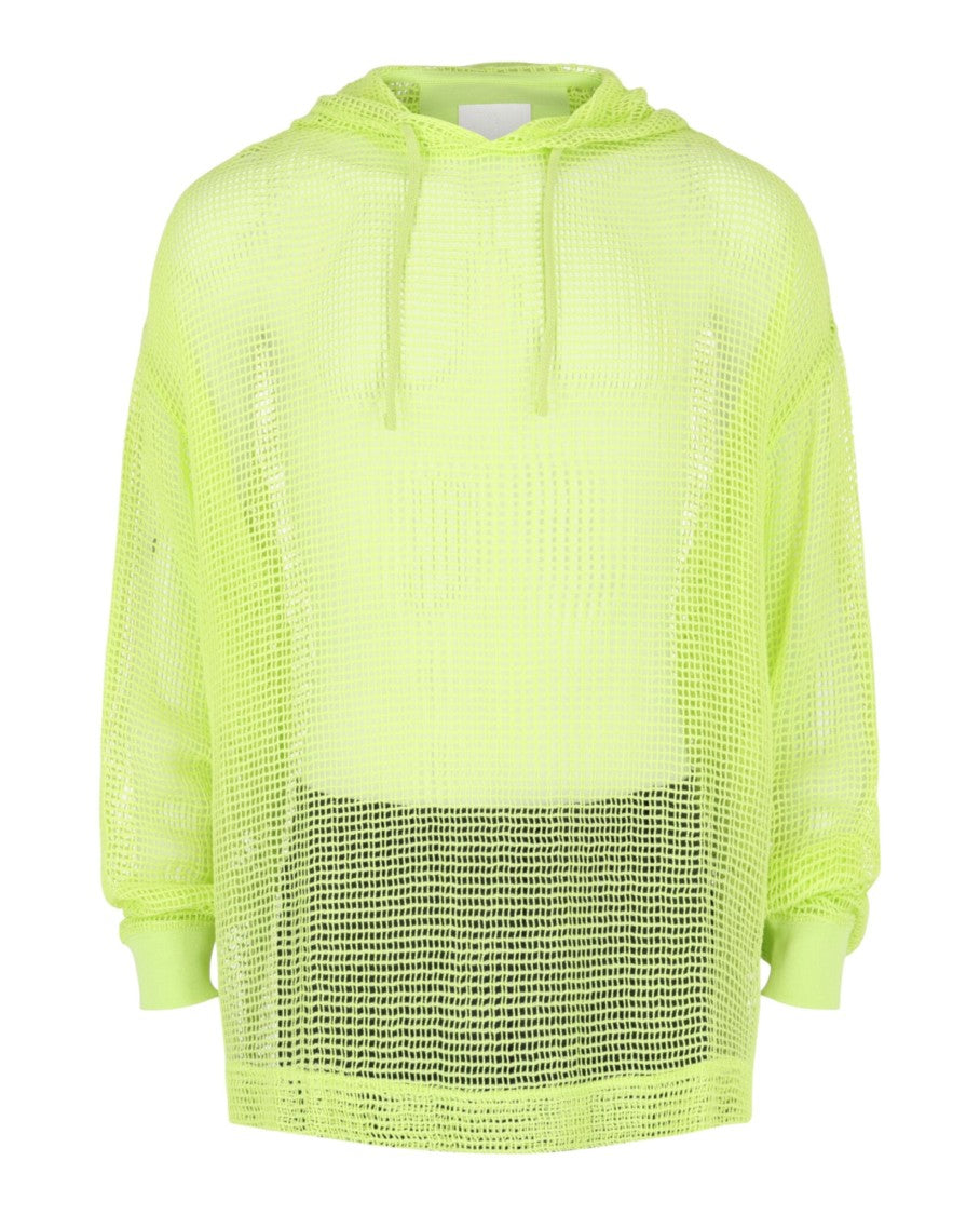 Givenchy Hooded Mesh Long Sleeve T-Shirt