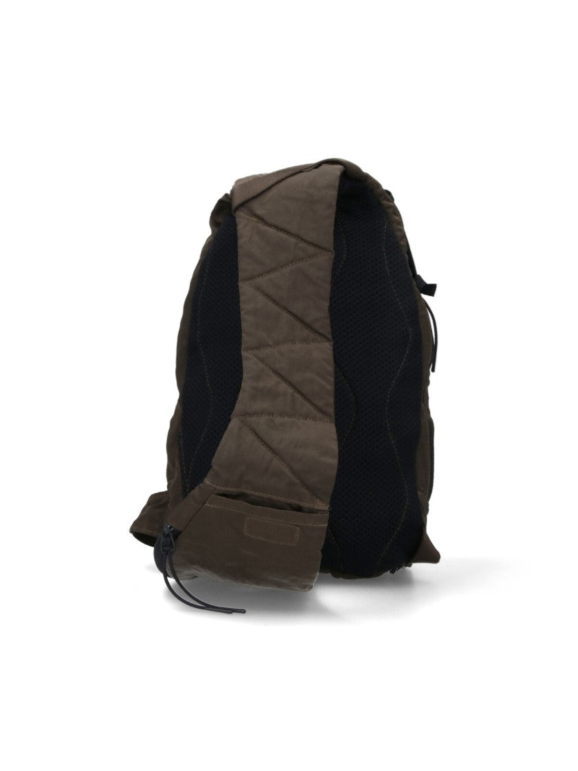 C.P. Company Logo Sling Backpack – Green