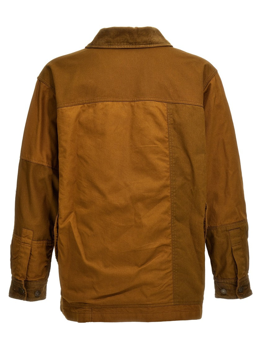 Comme Des Garçons Ribbed Velvet Insert Canvas Jacket