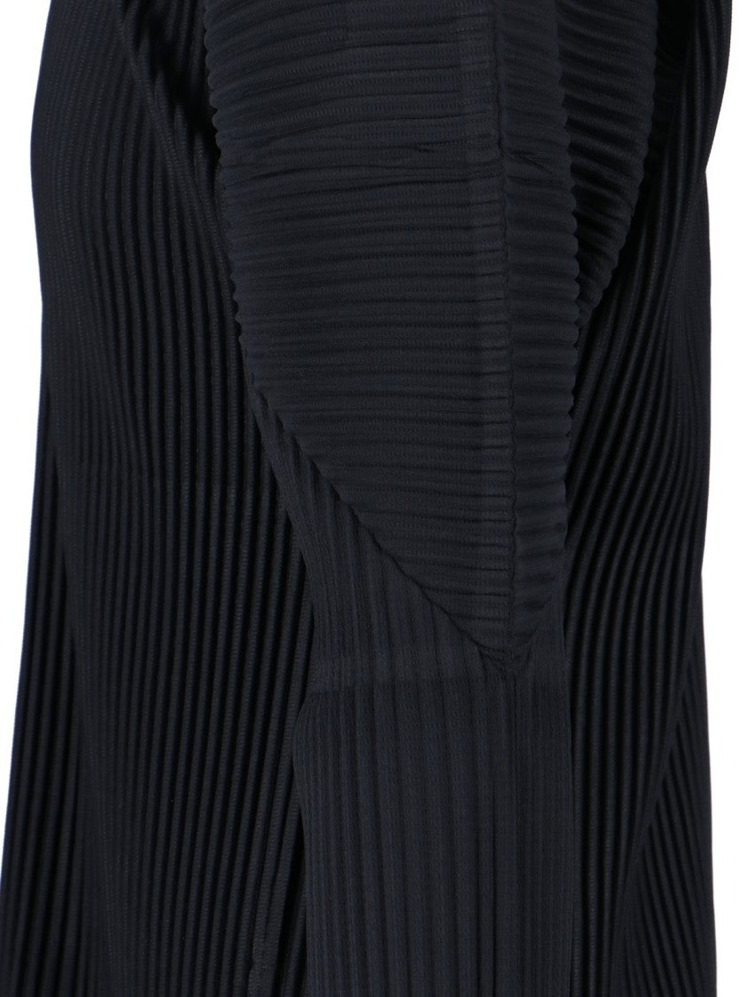 Homme Plissé Issey Miyake Zip Hoodie – Black