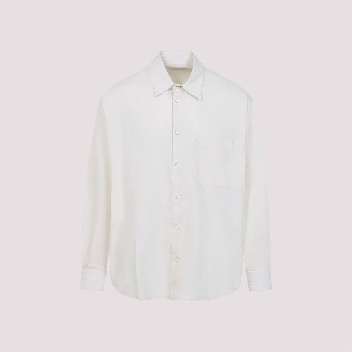 Lemaire Cotton-Silk Blend Shirt With Classic Collar