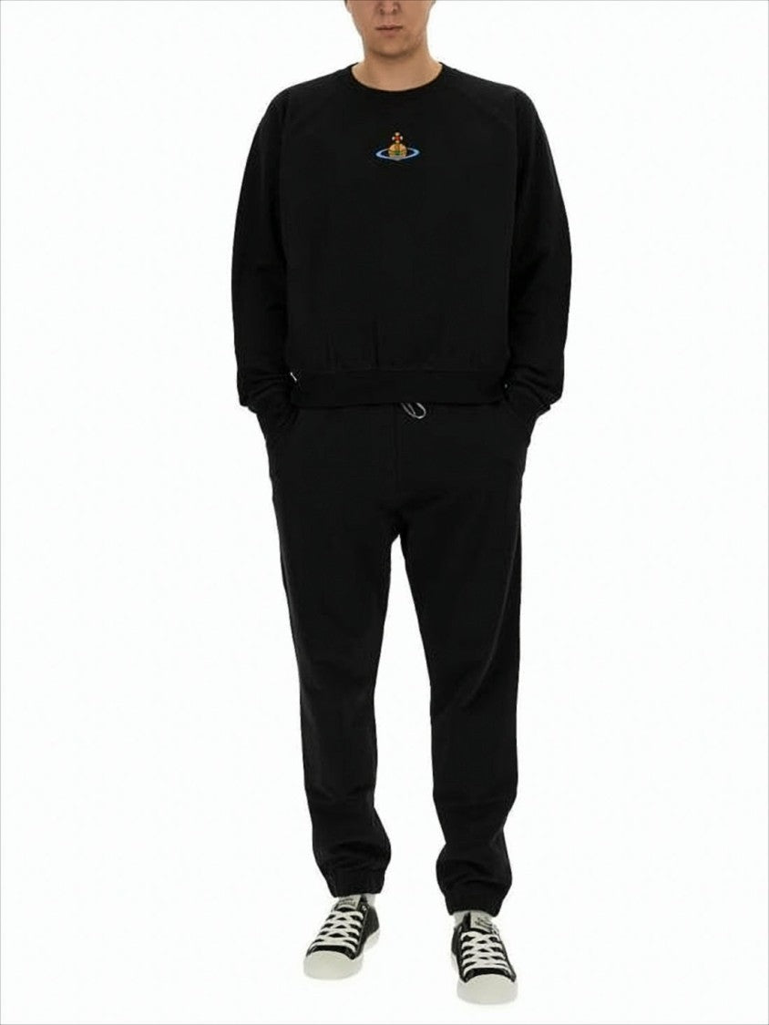 Vivienne Westwood Long-Sleeve Relaxed Fit Shirt With Embroidered Emblem