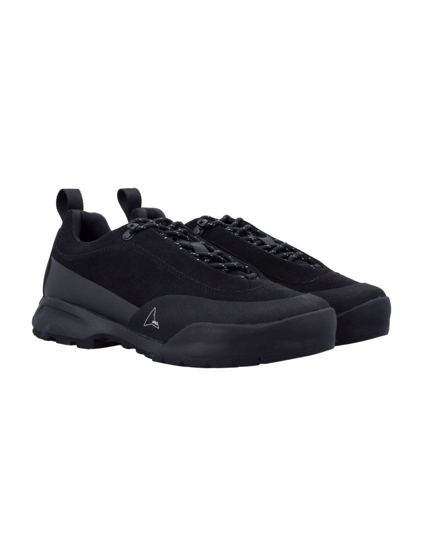 Roa Cingino Black Suede Sneakers