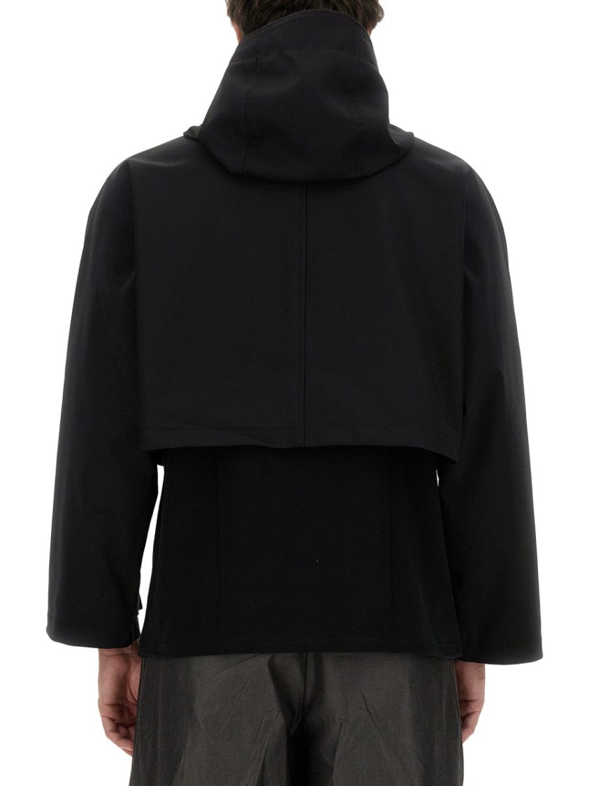 Aïe Cropped Black Jacket