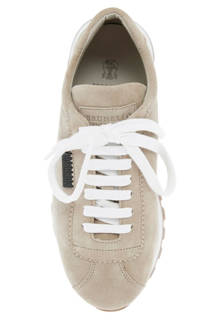 Brunello Cucinelli Soft Suede Low-Profile Sneakers