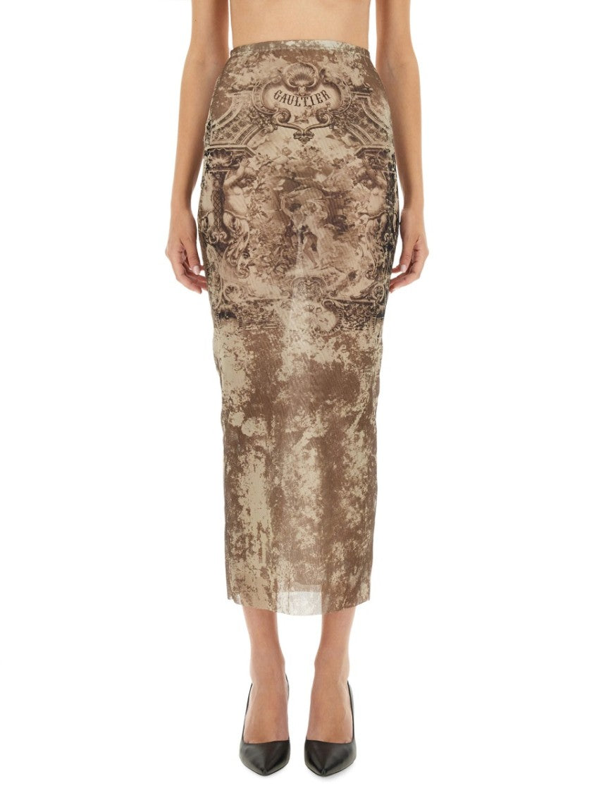 Jean Paul Gaultier Long "Médaillon" Skirt