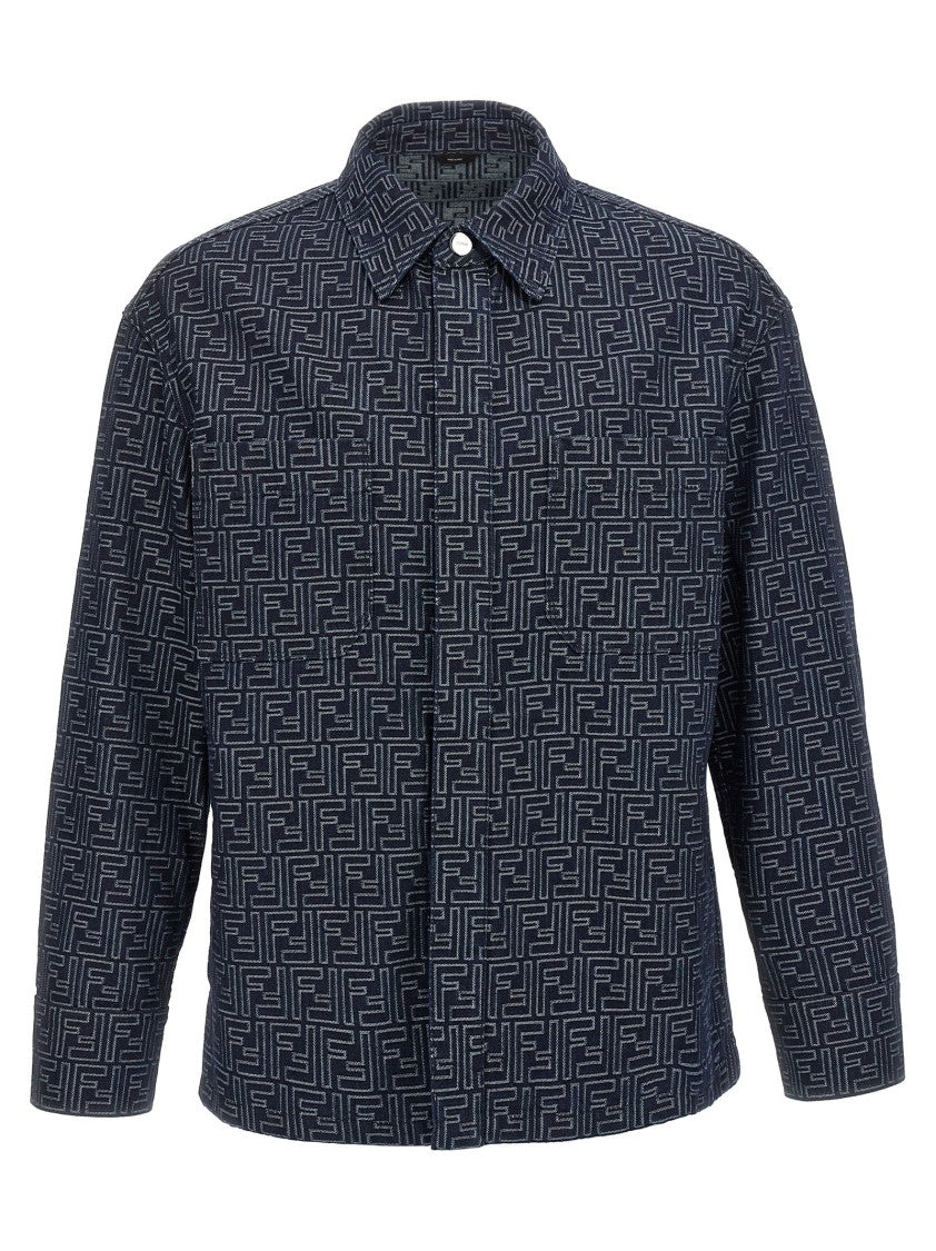 Fendi Denim Ff Overshirt