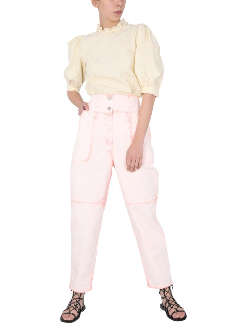 Alberta Ferretti High-Waisted Slouchy Fit Jeans