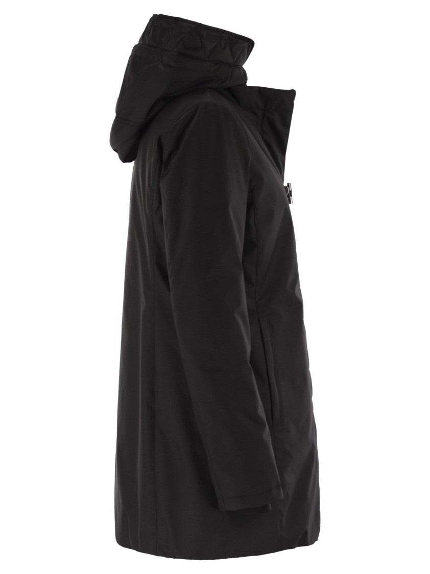 Fay Technical Gabardine Toggle Coat