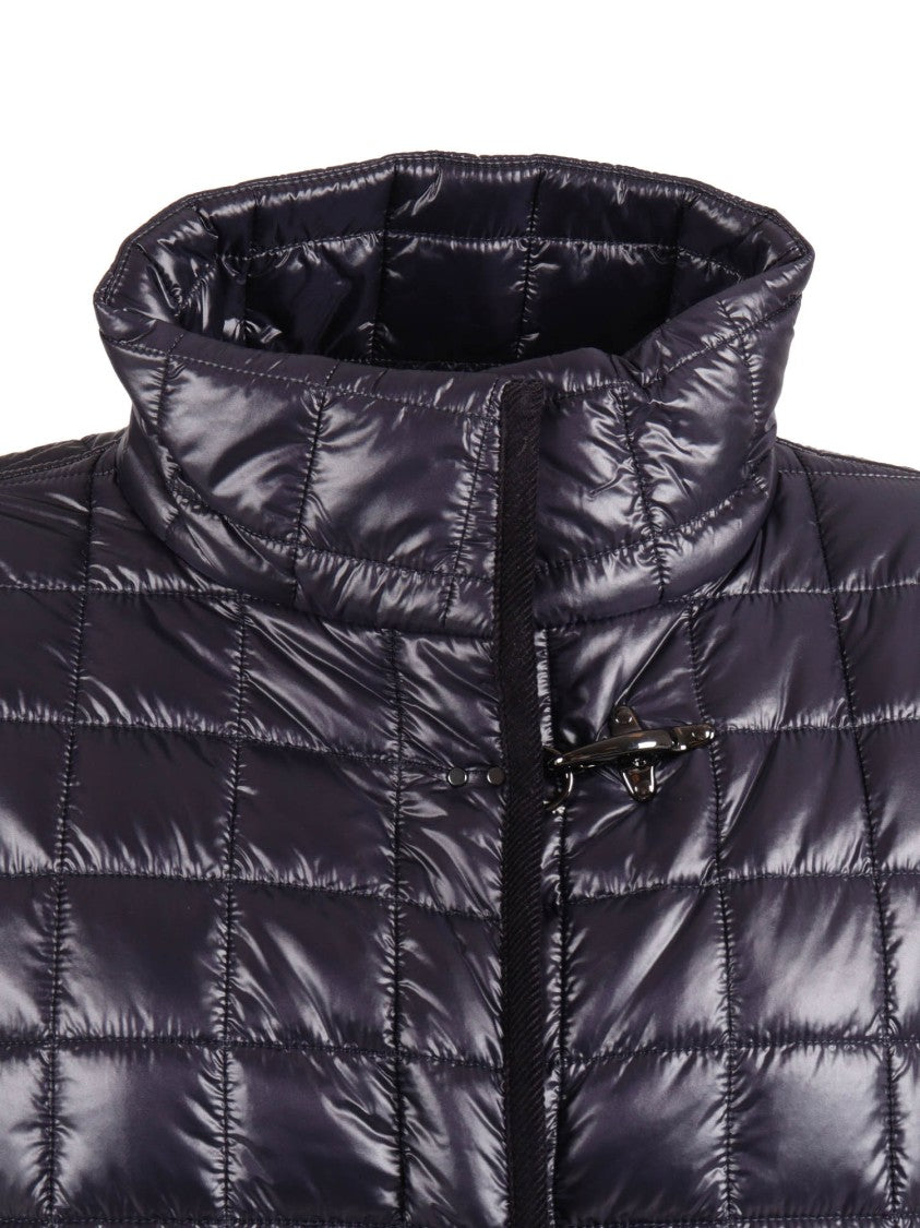 Fay Quilted Cape With Padded Texture