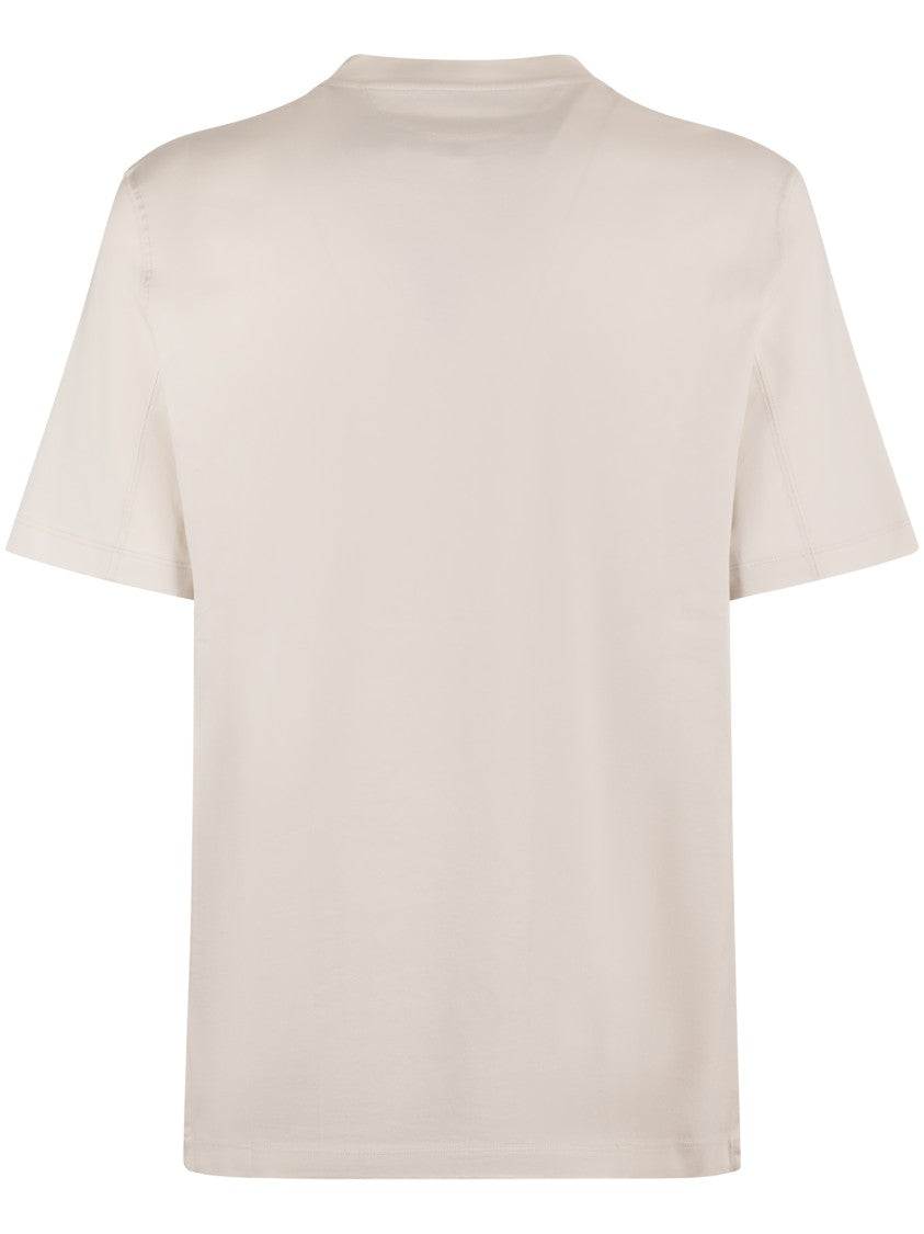 Brunello Cucinelli Relaxed Fit Crew Neck T-Shirt