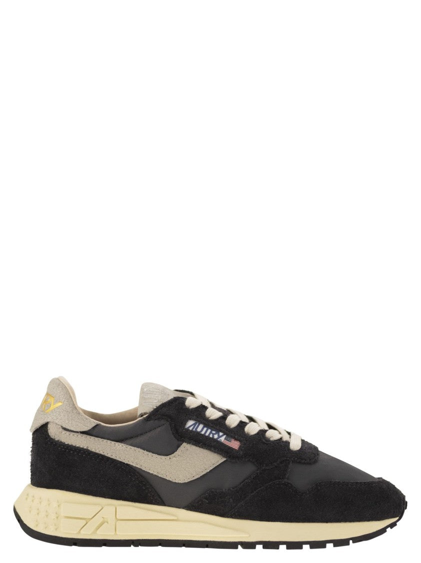 Autry Reelwind - Suede And Technical Textile Trainer