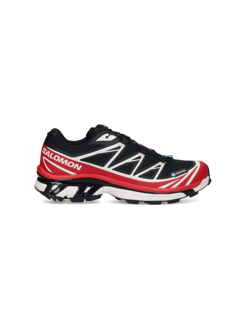Salomon Black Xt6 Gtx Sneakers With Gore-Tex Detailing