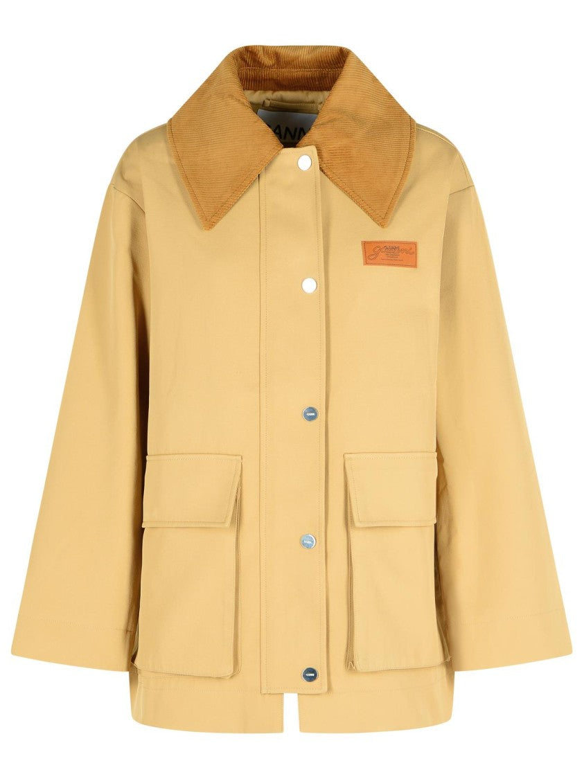 Ganni Beige Recycled Polyester Jacket