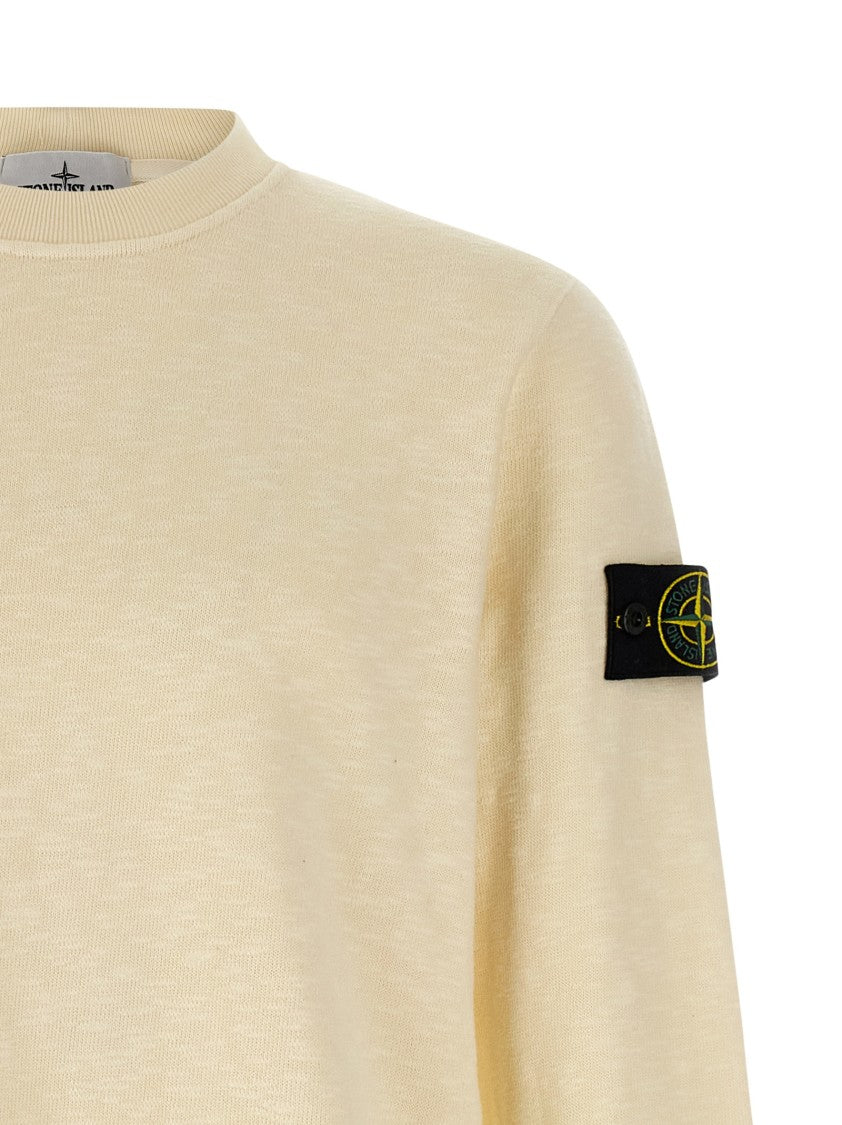 Stone Island Logo Badge Sweatshirt