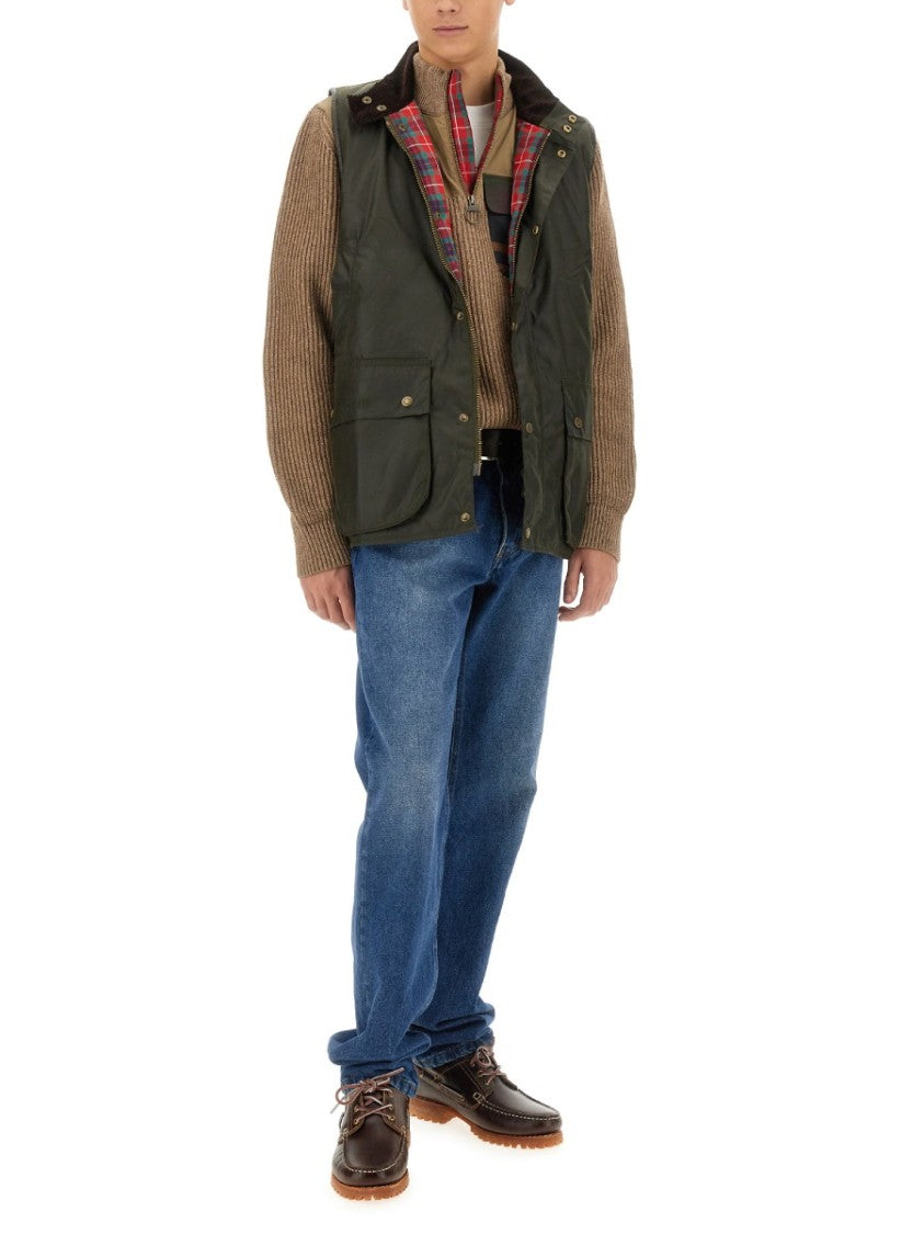 Baracuta X Barbour Vests With Logo