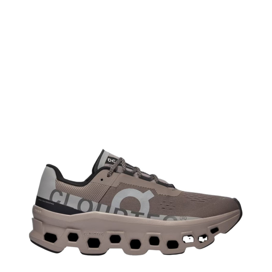 On Cloudmonster Sneakers In Gray Mesh