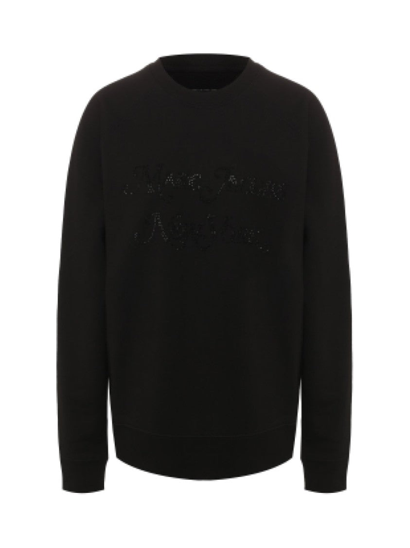 Marc Jacobs The Marc Jacobs Rhinestone Logo Sweatshirt