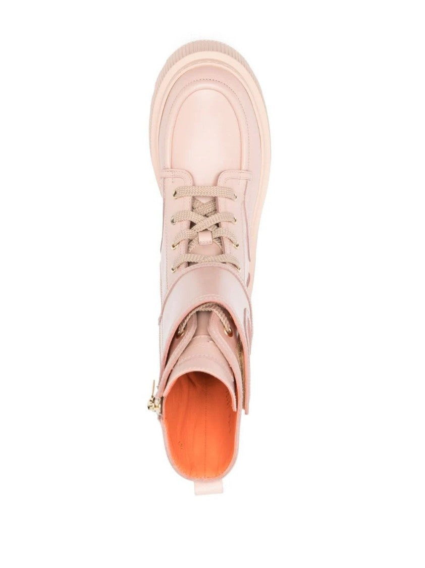Santoni High-Top Ankle Boots