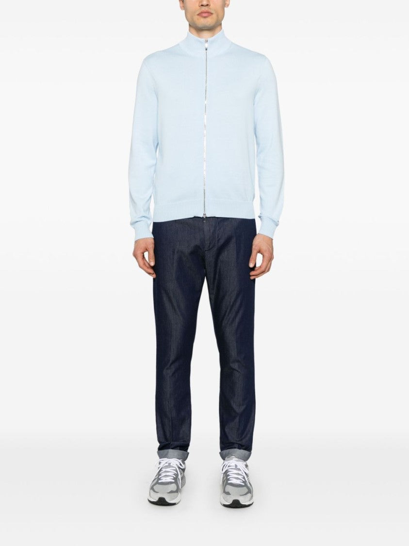 Dondup Navy Blue Classic Five-Pocket Pants