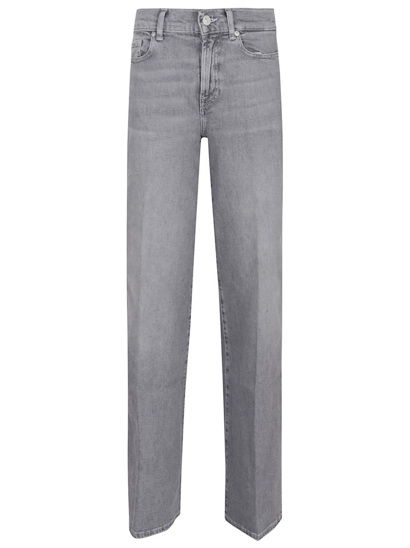 7 For All Mankind High-Waisted Wide-Flared Jeans