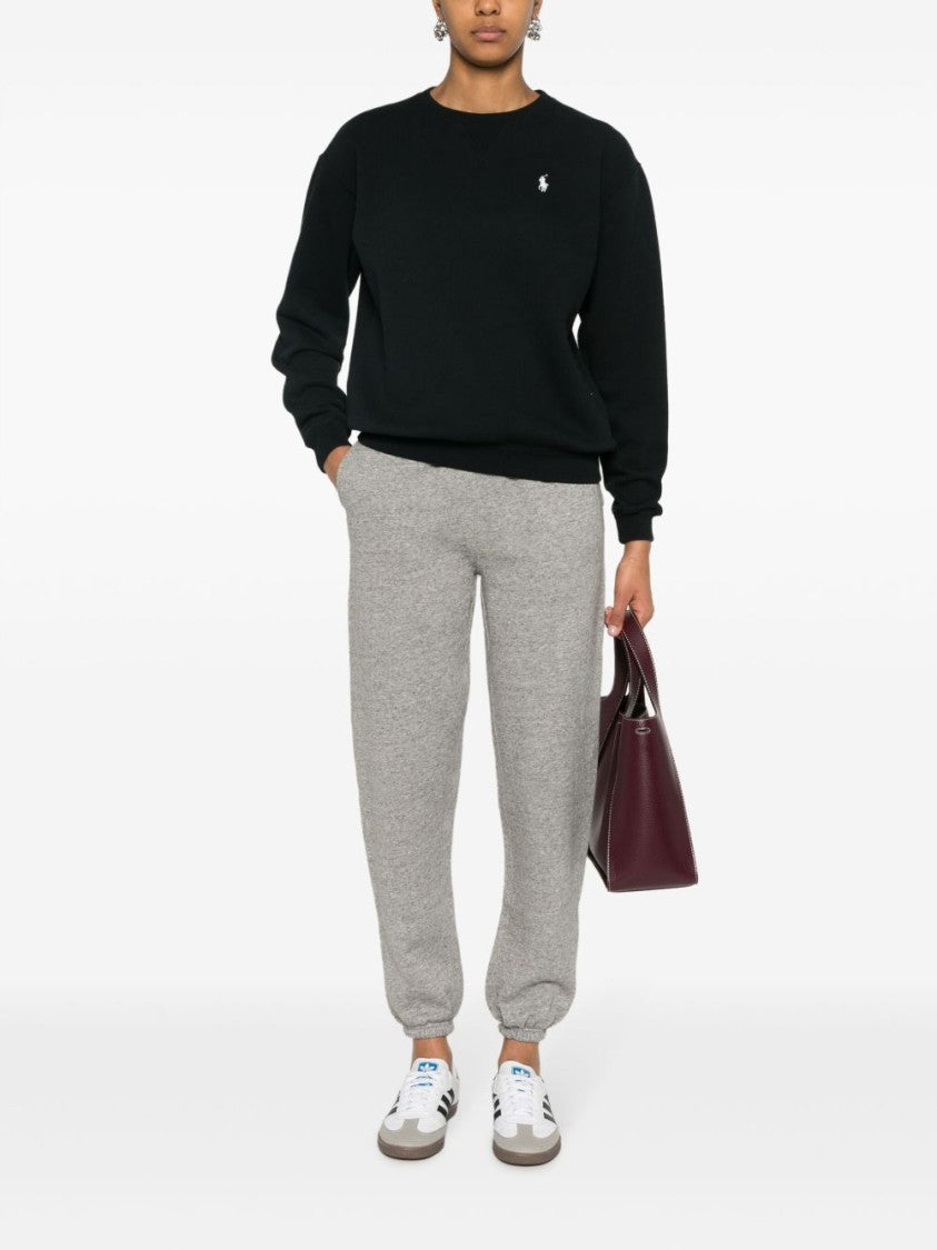 Polo Ralph Lauren Relaxed Fit Black Cotton-Blend Sweatshirt
