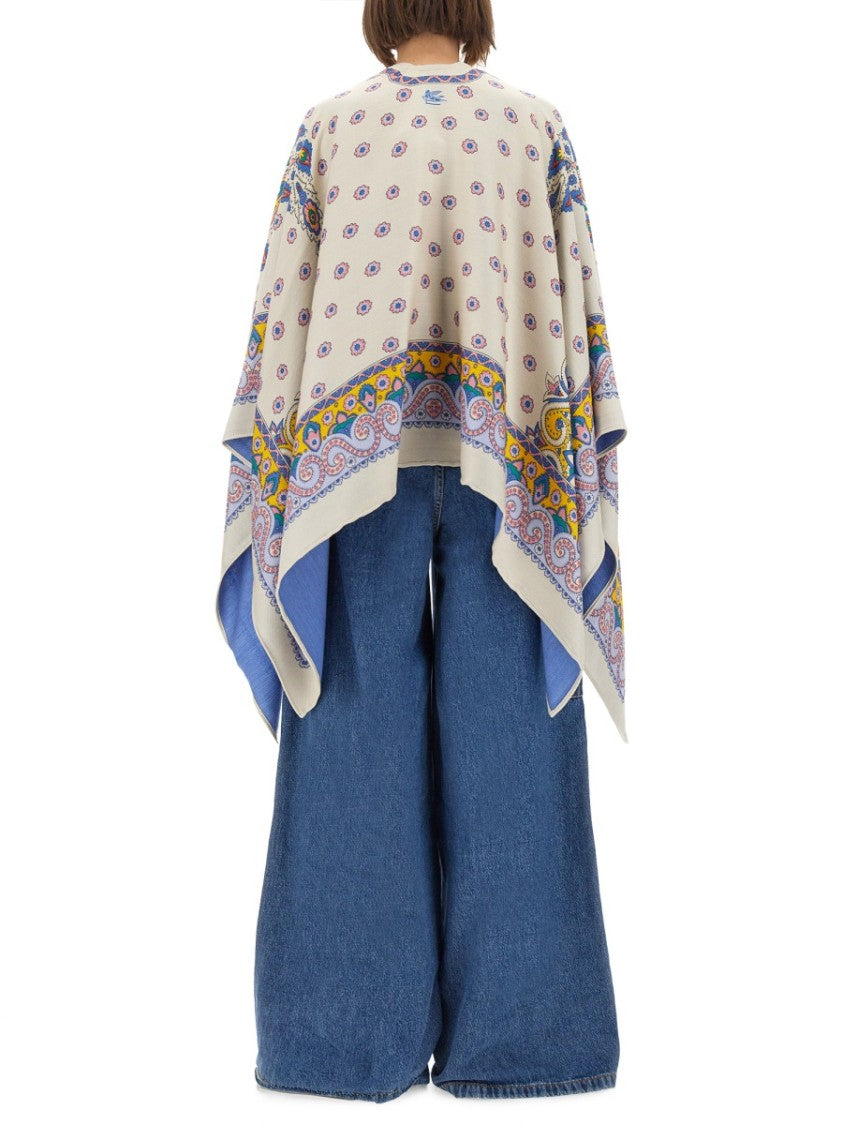 Etro Paisley Pattern Cape