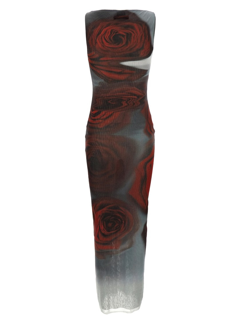 Jean Paul Gaultier Blurry Roses' Dress