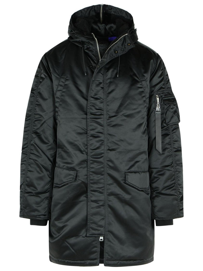 Alpha Industries N-3B Uv' Black Nylon Parka