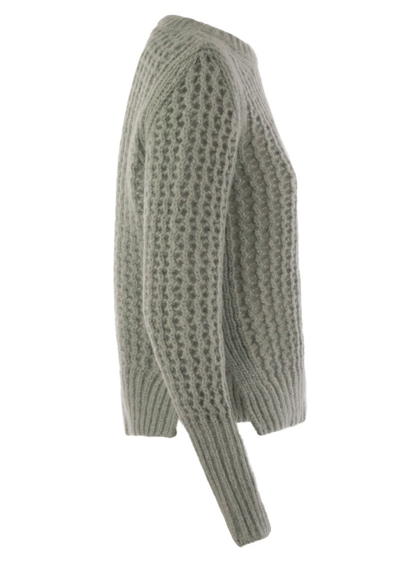 Herno Knitwear In Alpaca And Wool Yarn