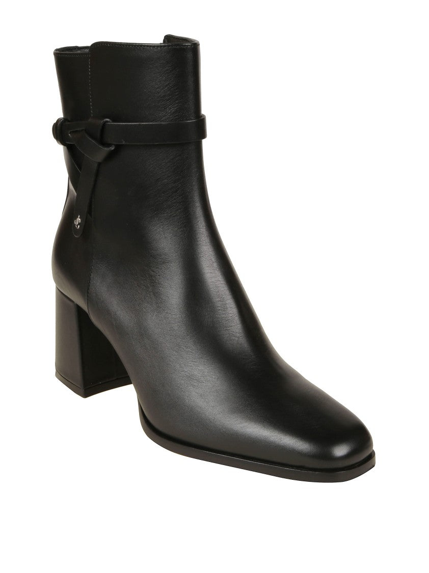 Jimmy Choo Pointed Toe Ankle Boots With High Heel Design