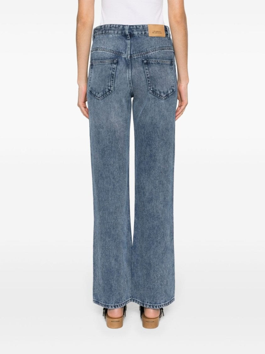 Isabel Marant Belvira High-Rise Bootcut Denim  Jeans