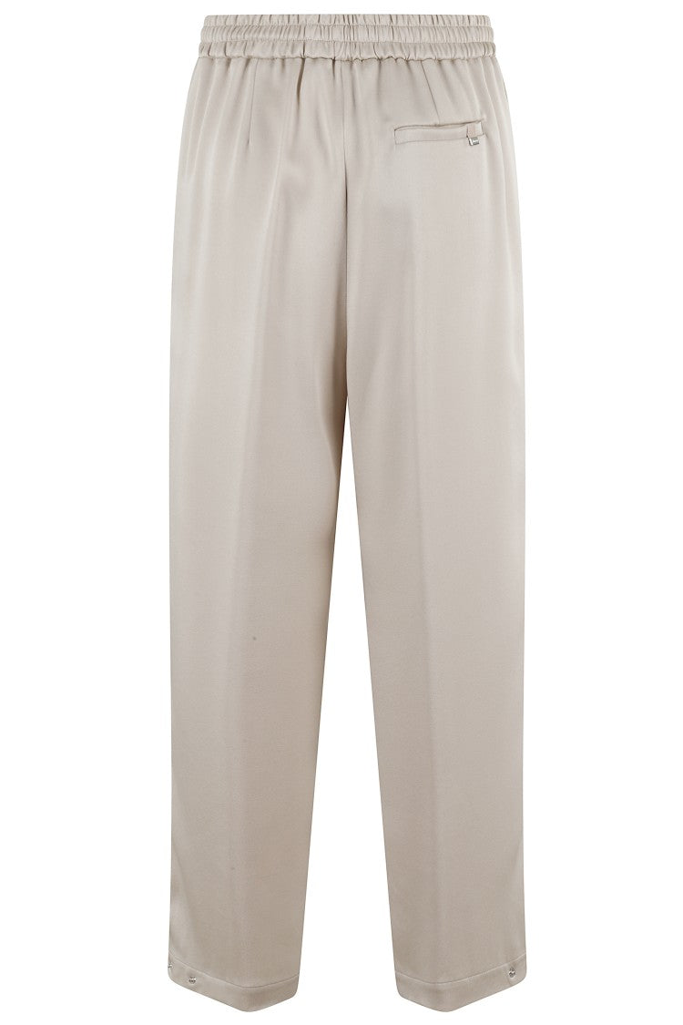 Herno Relaxed Fit Trousers With Adjustable Ankle