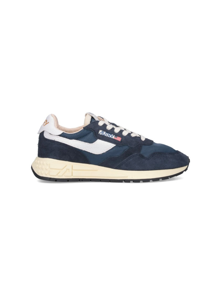 Autry Reelwind Super Vintage Sneakers With Suede Accents