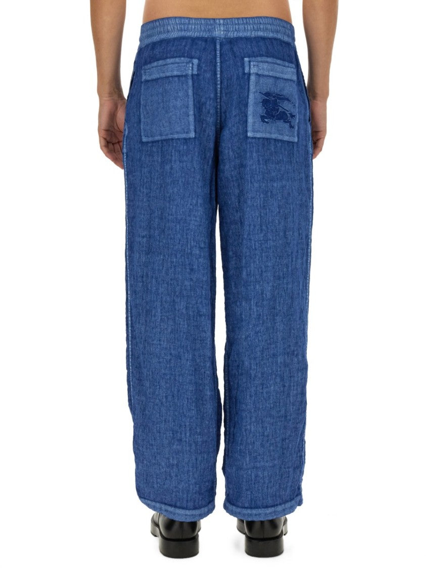Burberry Relaxed Fit Wide Leg Pants