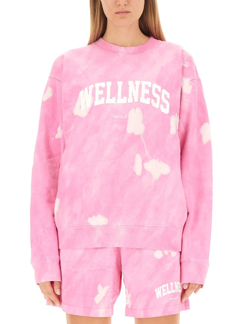 Sporty And Rich Relaxed Fit Tie-Dye Sweatshirt