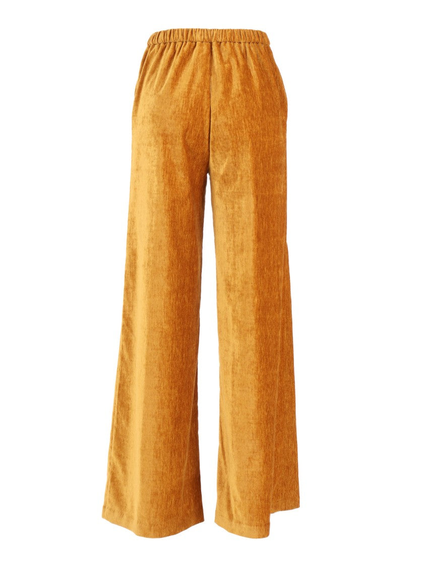 Forte Forte High-Waisted Double Velvet Trousers