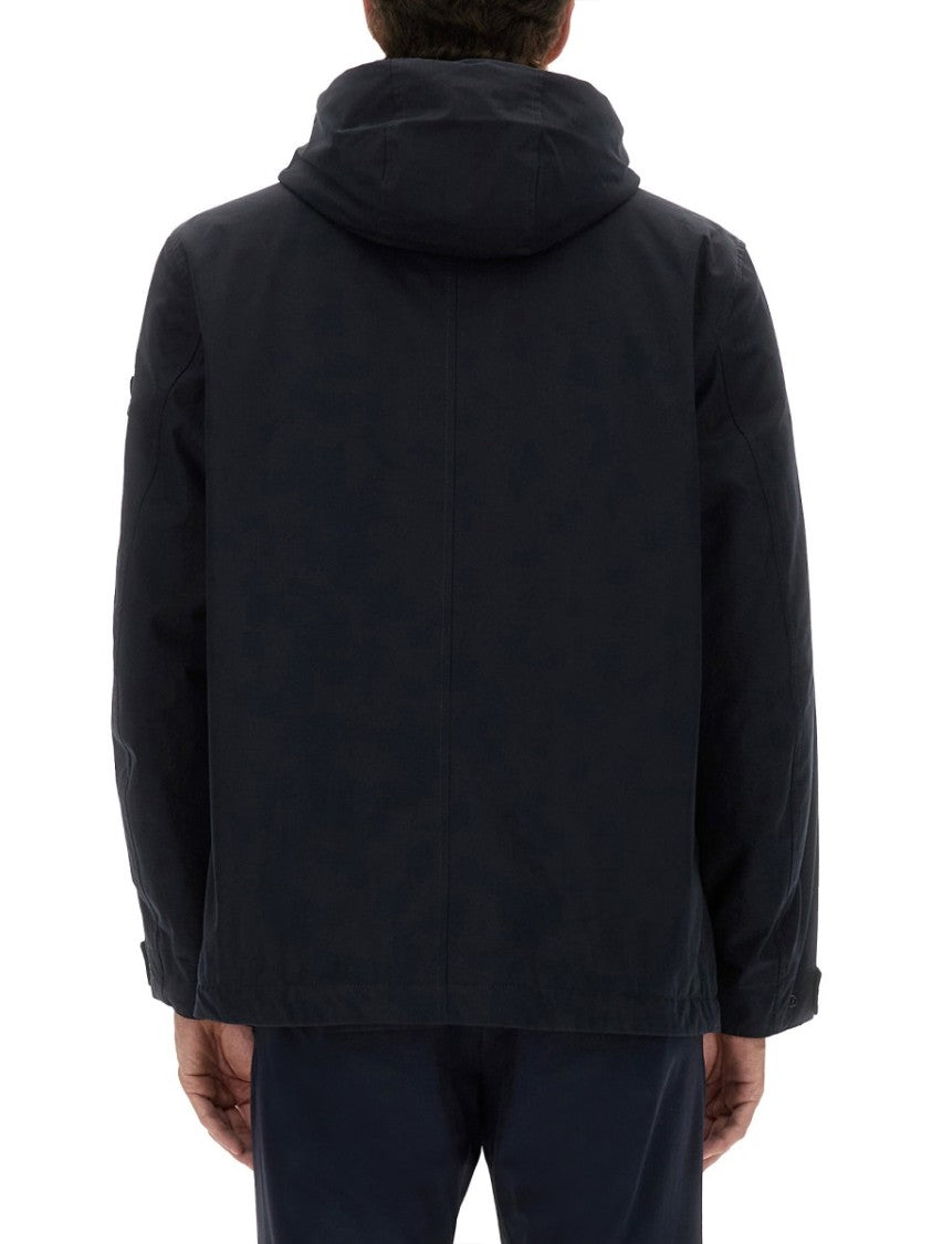 Stone Island Waterproof Jacket With Hood