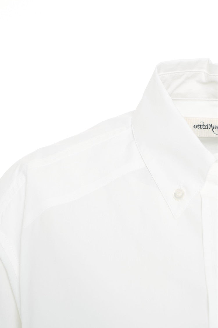 Ottod'ame Long Sleeve Oversized Button-Down Blouse