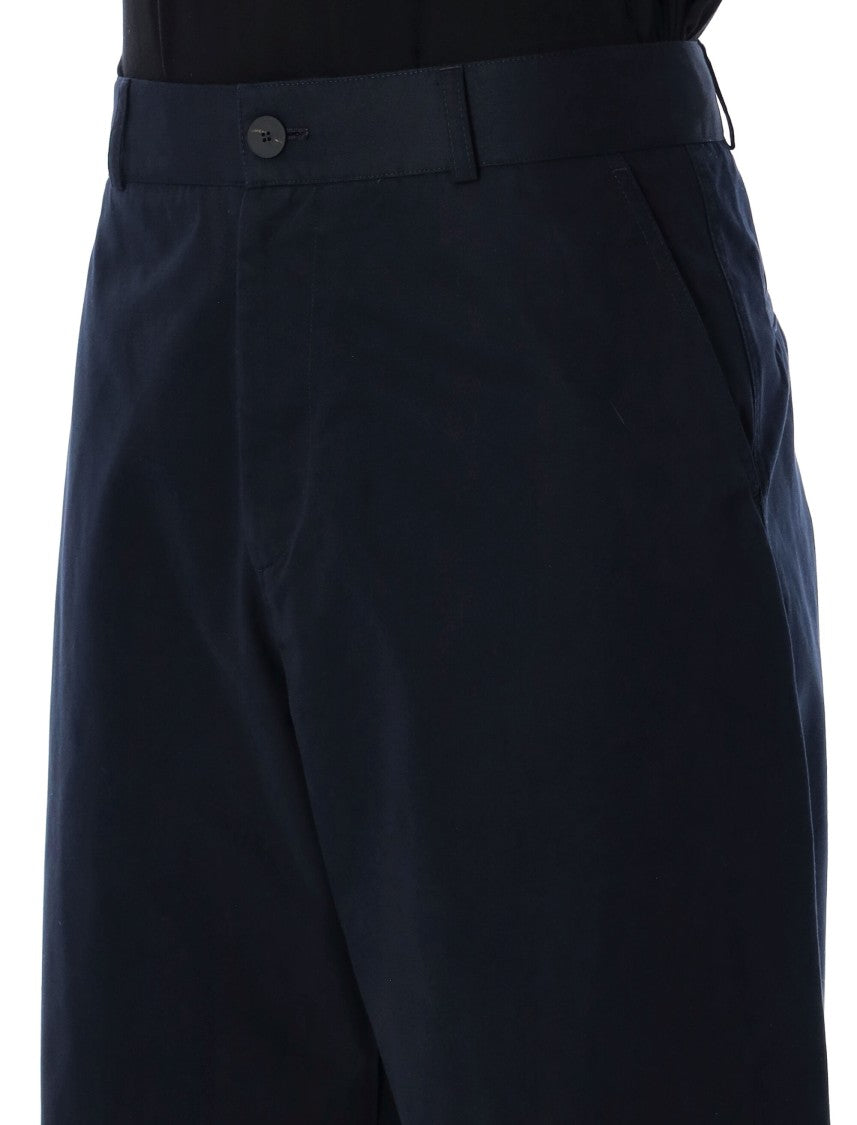 Studio Nicholson Wide-Leg Chino Pants With High Waist