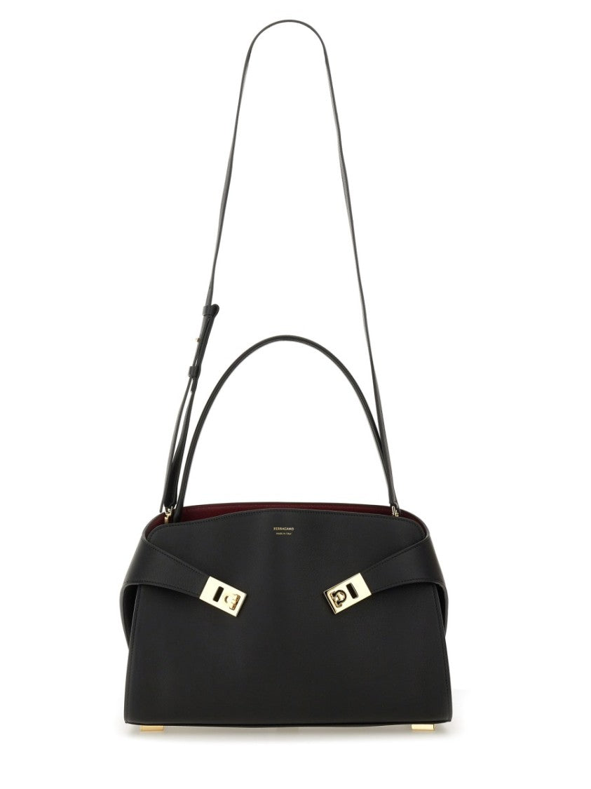 Ferragamo "Hug" Soft M Shoulder Bag